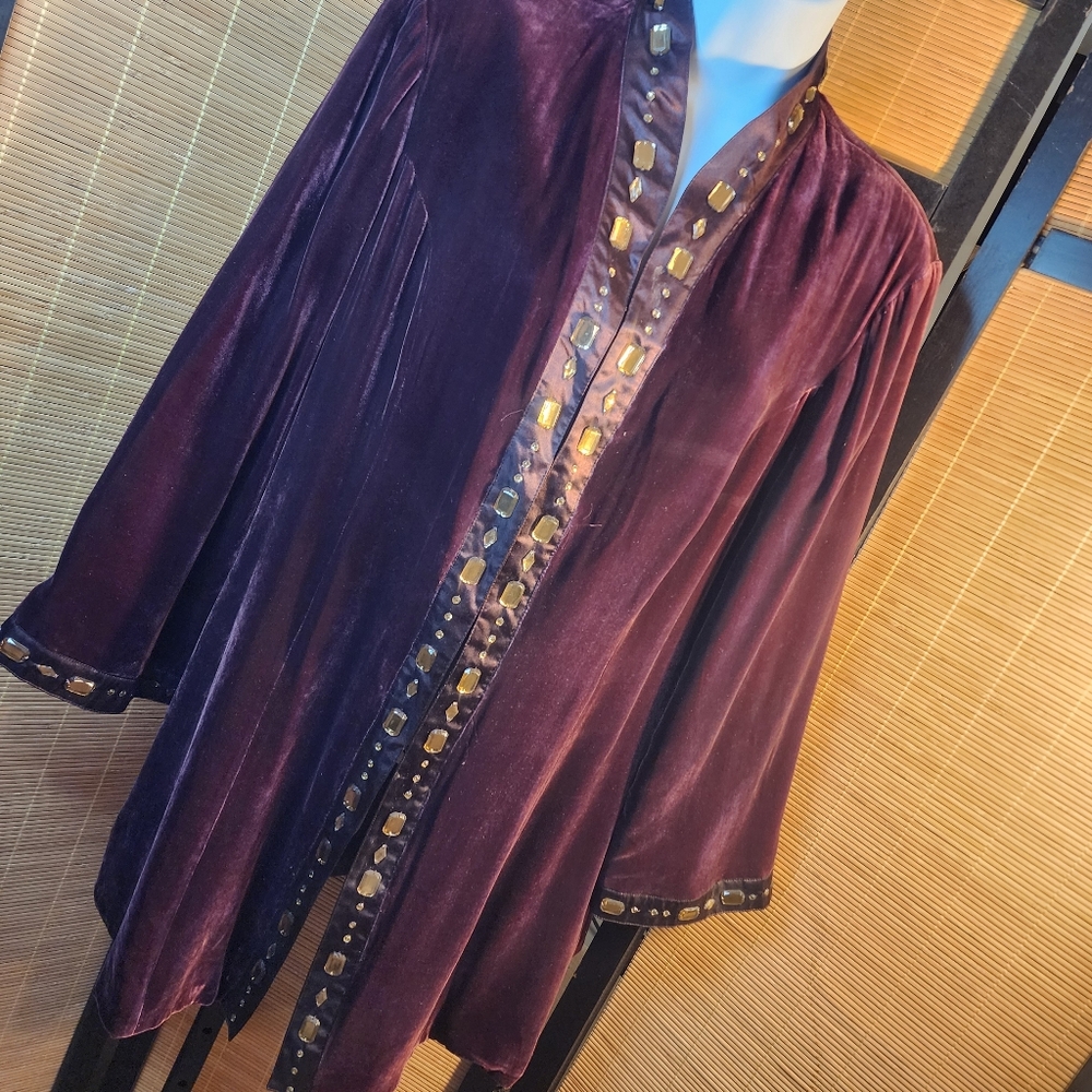 Stunning Velvet Patti La Belle Embellished Jacket